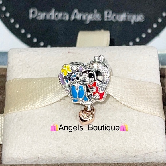 New Pandora Disney Ohana Lilo and Stitch Charm - Picture 4 of 7